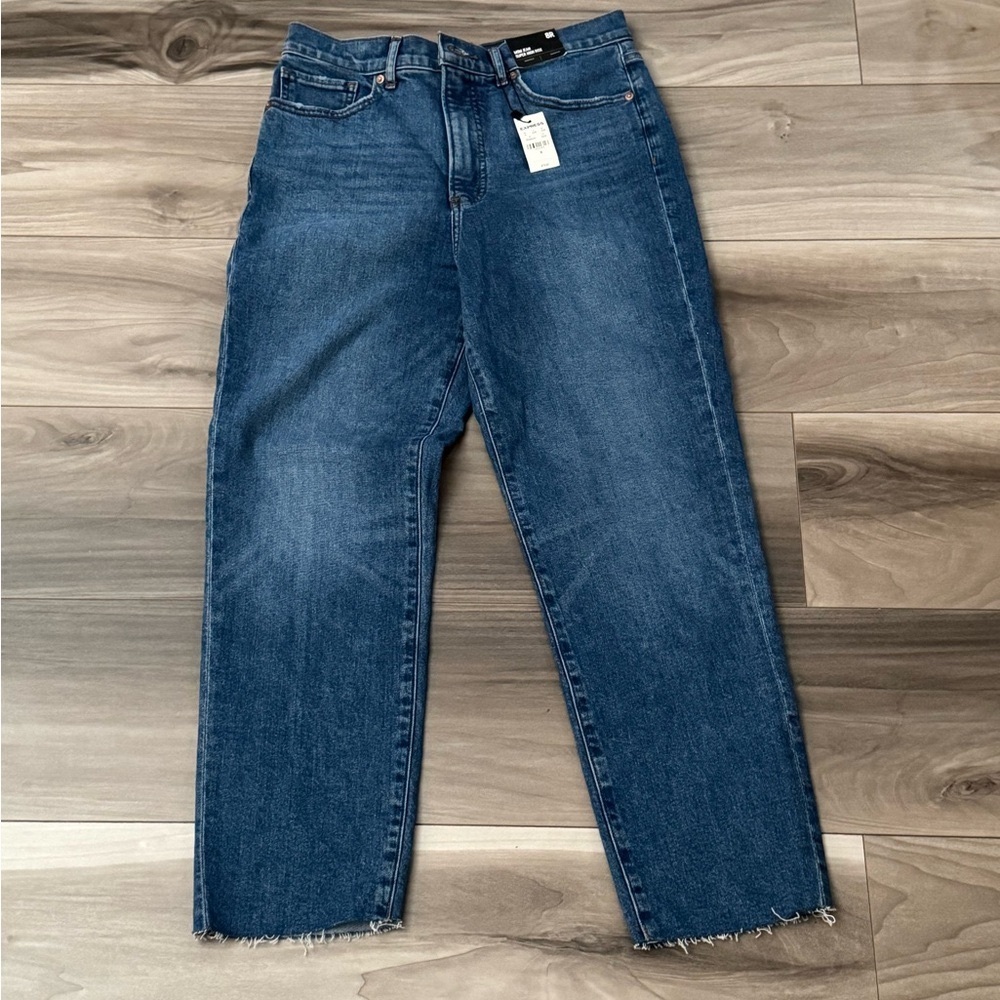Express Dark Blue MOM Jeans